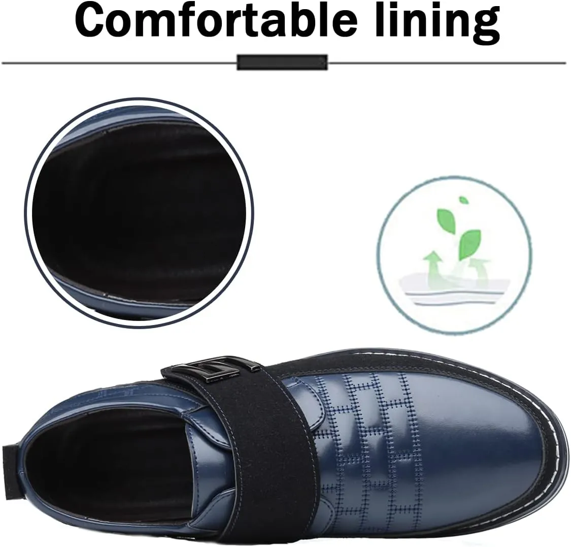 Men's Loafers Premium Leather Comfort Business Casual Oxford Shoes Office Working Driving Walking Shoe