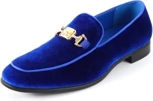 Men's Penny Slip-on Velvet Loafer Luxury Suede Tuxedo Dress Shoes Fancy Smoking Slipper Party Prom Wedding Shoes Comfortable Lightweight