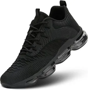 Mens Running Shoes Air Low Top Comfort Walking Lace Up Sneakers Breathable Fashion Tennis Sport Gym Fitness Cross Trainers