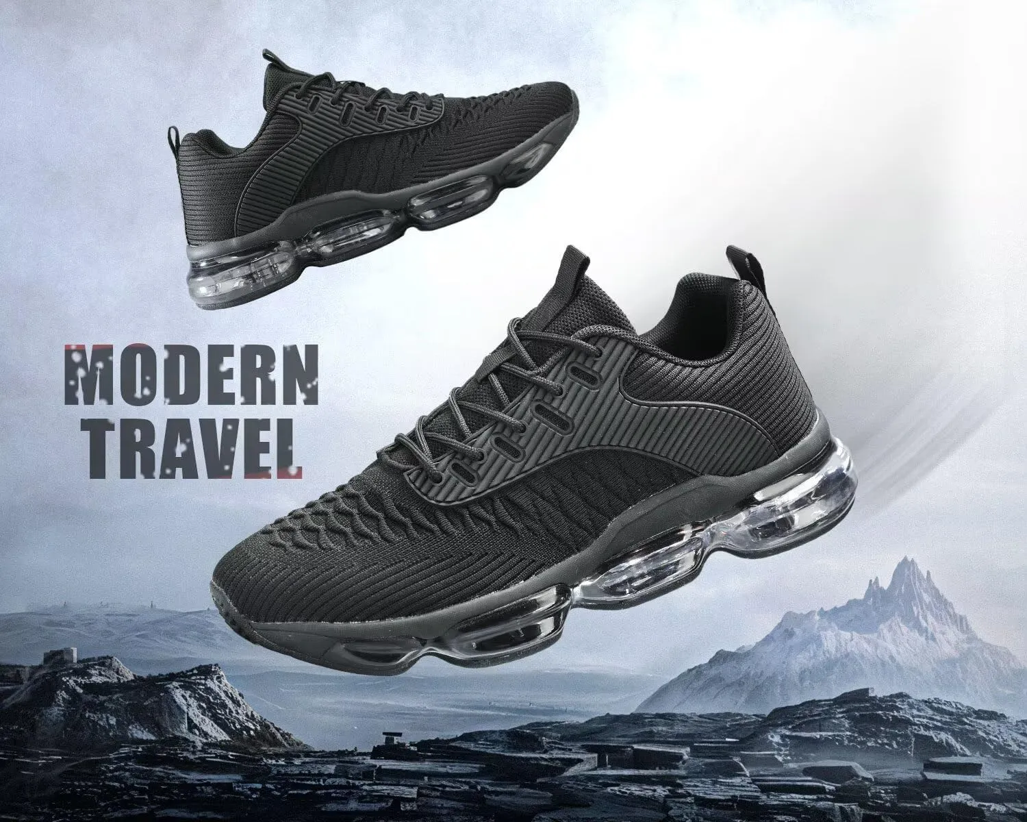 Mens Running Shoes Air Low Top Comfort Walking Lace Up Sneakers Breathable Fashion Tennis Sport Gym Fitness Cross Trainers