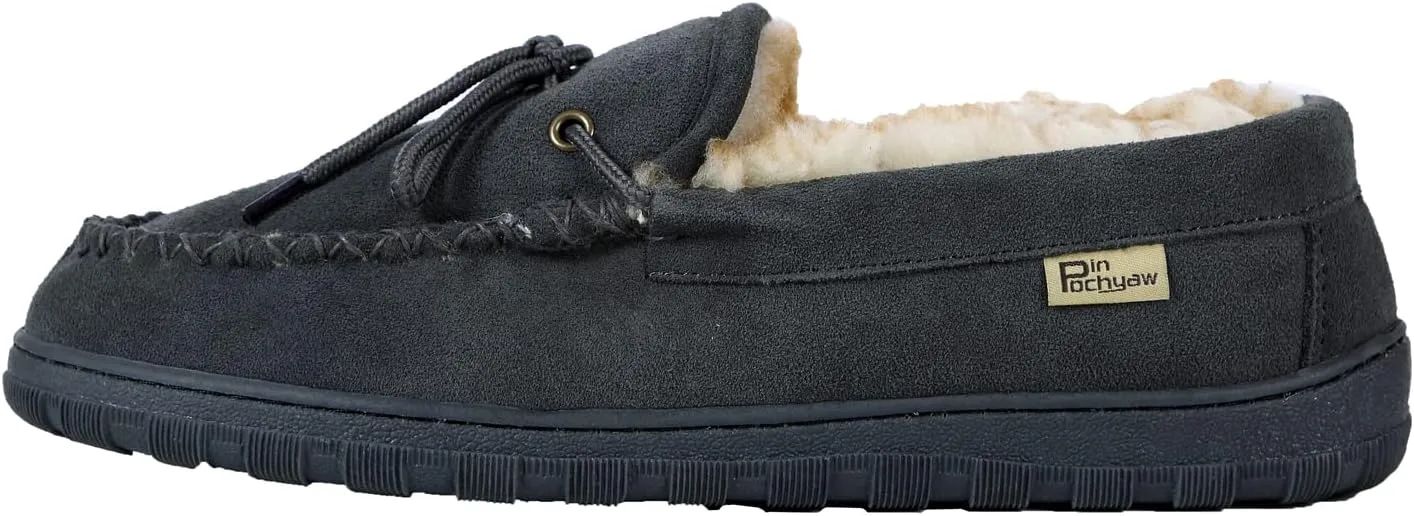 Men's Sheepskin Moccasin Indoor/Outdoor Slippers