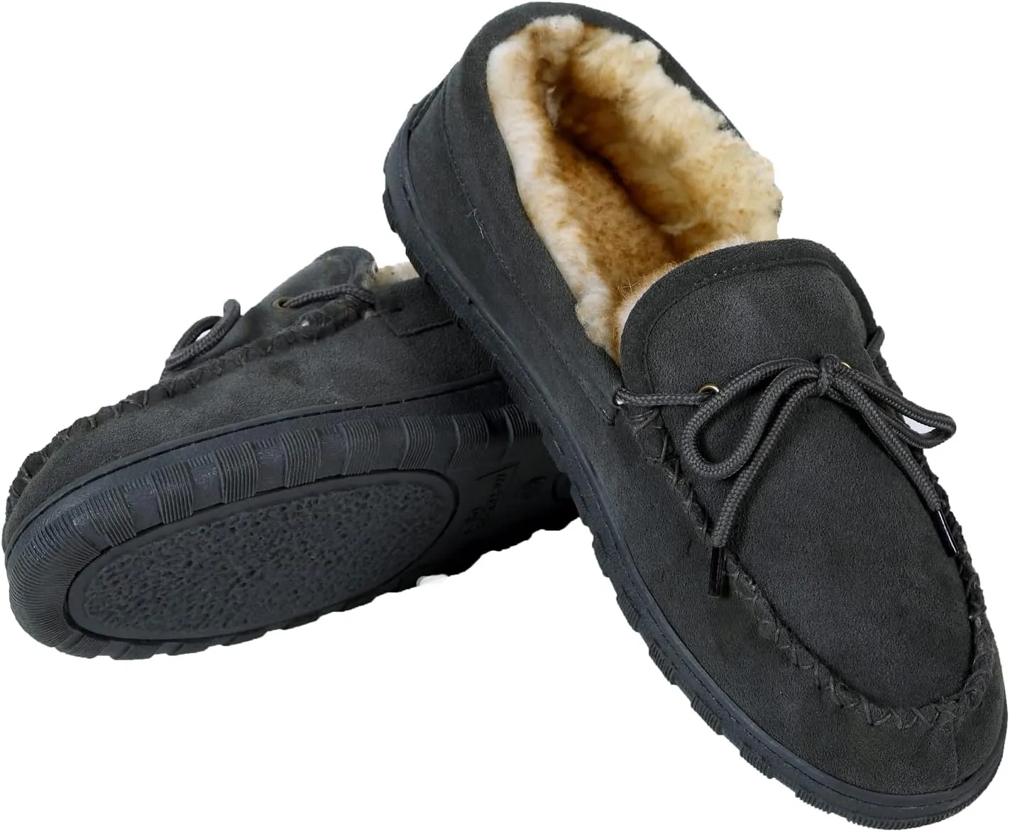 Men's Sheepskin Moccasin Indoor/Outdoor Slippers