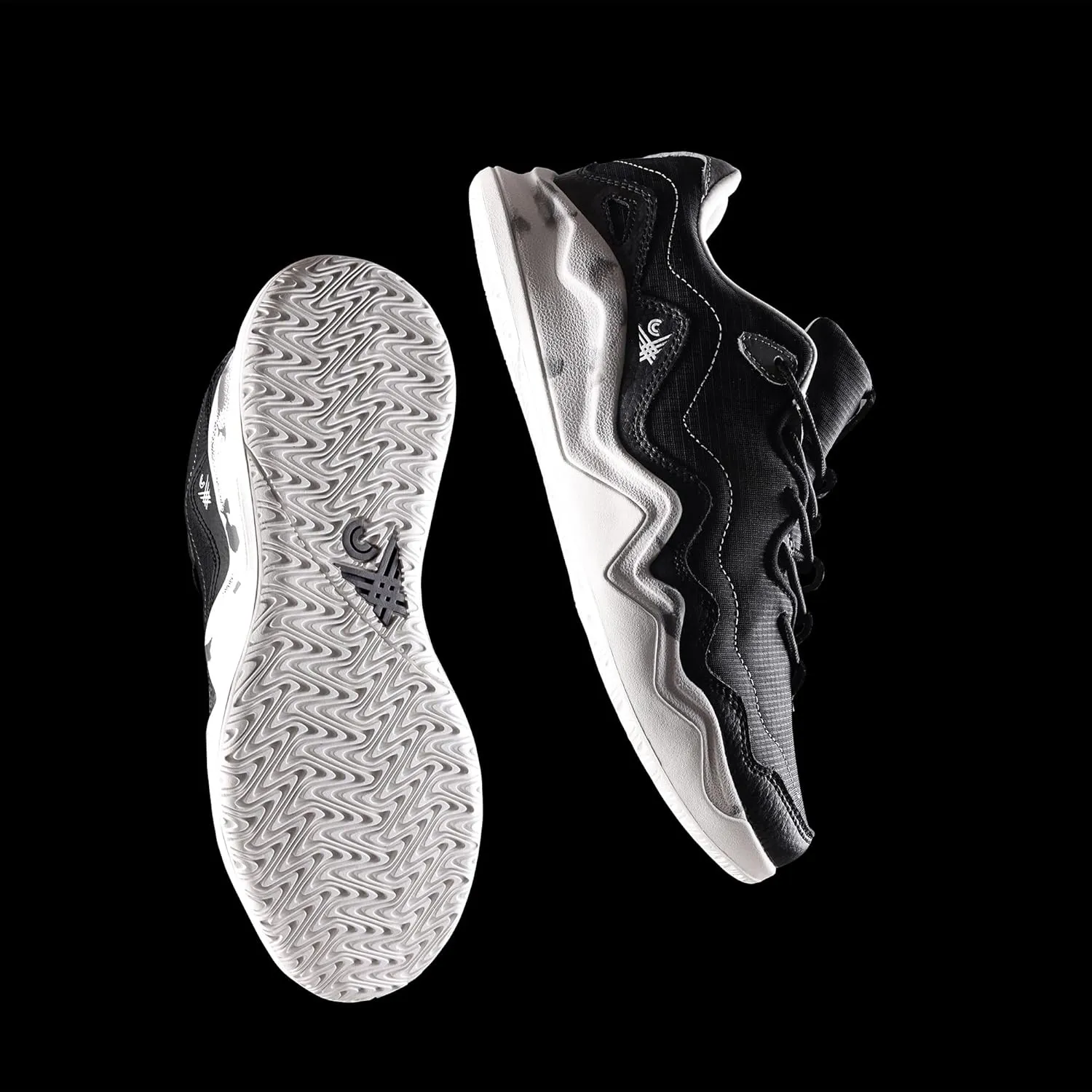 Mens Sniper Basketball Shoes - Flexible Full Grain Leather and Air Mesh Low Top Basketball Shoes for Men