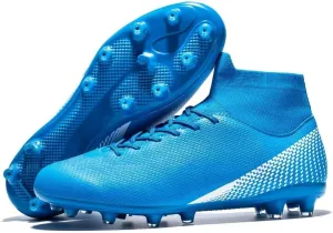 Men’s Soccer Shoes Cleats Professional High Top Breathable Training Sneakers
