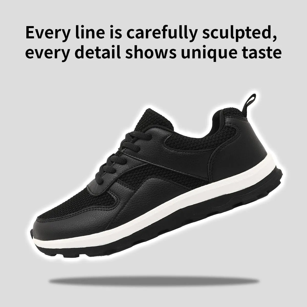 Mens Wide Toe Box Walking Shoes Zero Drop Slip On Sports Sneakers Camp Fitness Flat Sole Running Jogging Breathable Anti-Slip Outdoor Fashion