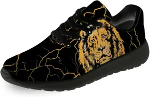 Mens Womens Lion Print Tennis Shoes Comfortable Running Walking Sneakers Gifts for Boyfriend Girlfriend