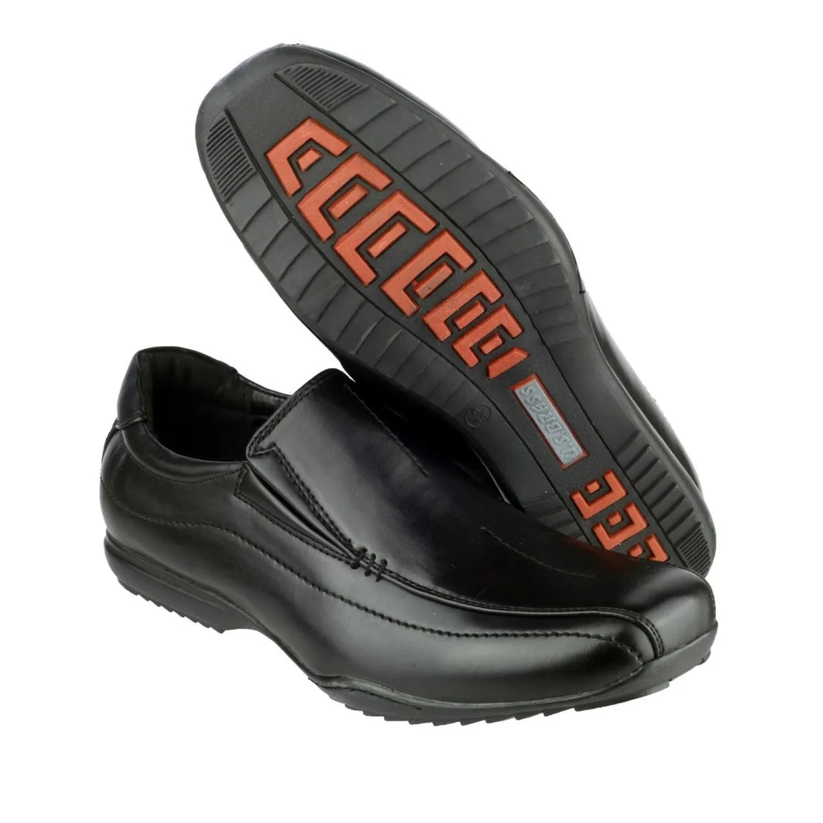 Mirak Clipper School Shoe Black