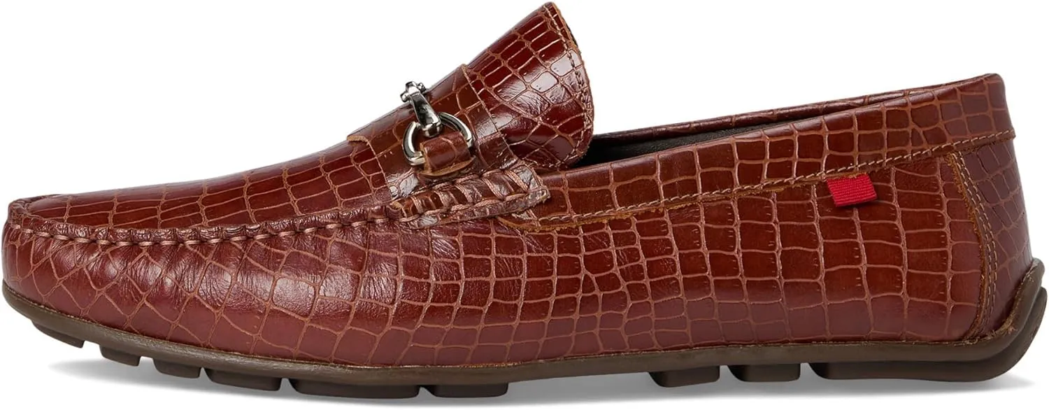 MJNY Mens Casual Comfortable Genuine Leather Lightweight Driving Moccasins Classic Fashion Buckle Loafer Slip On Breathable Driving Loafer