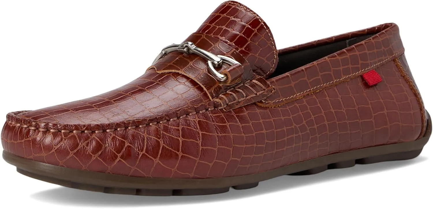 MJNY Mens Casual Comfortable Genuine Leather Lightweight Driving Moccasins Classic Fashion Buckle Loafer Slip On Breathable Driving Loafer
