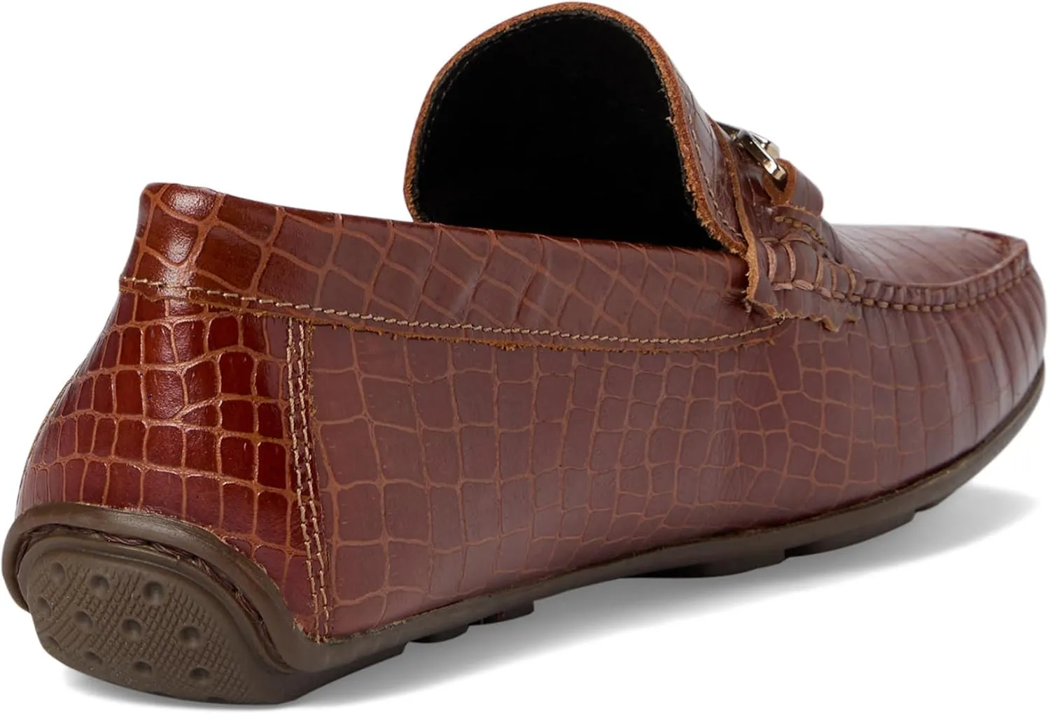MJNY Mens Casual Comfortable Genuine Leather Lightweight Driving Moccasins Classic Fashion Buckle Loafer Slip On Breathable Driving Loafer