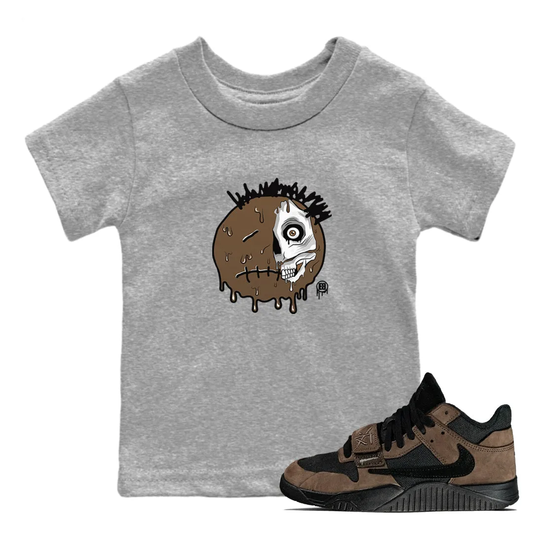Mocha Jordan Scott Sneaker Voice-activated Jumpman Tees Inside Dead SNRT Travis Dark Kids - Jack Military discount