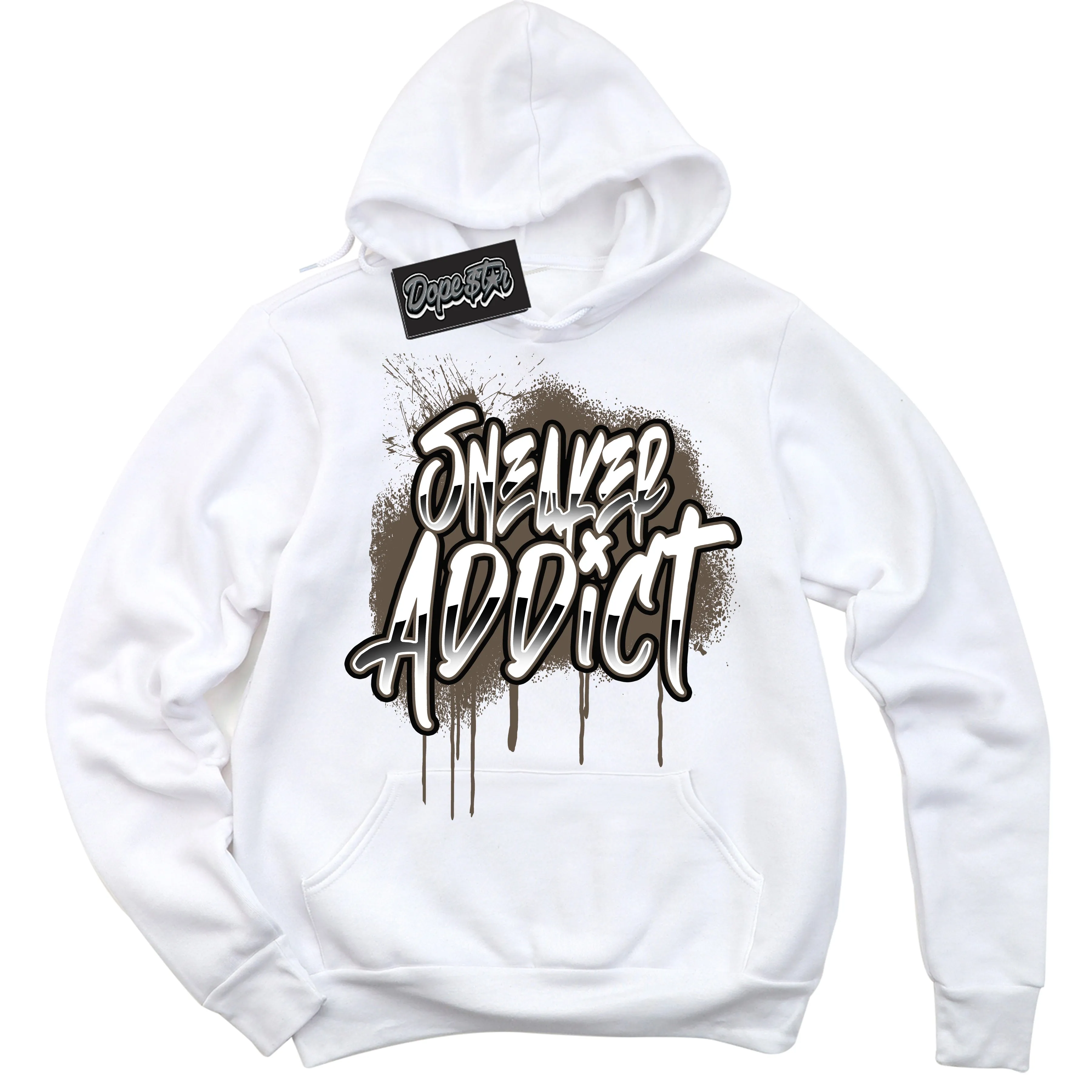 Mocha Palomino 1s Sneaker Hoodie Sneaker Addict Graphic