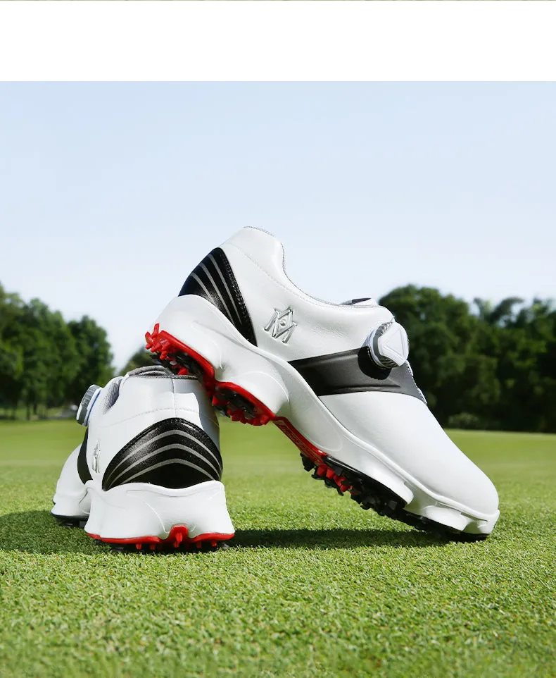 MOEYES M22XZ03 comfortable golf shoes waterproof leather golf shoes for training