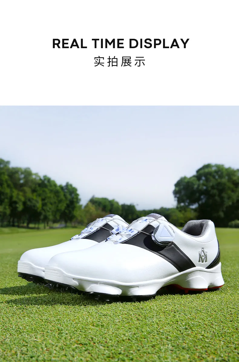 MOEYES M22XZ03 comfortable golf shoes waterproof leather golf shoes for training
