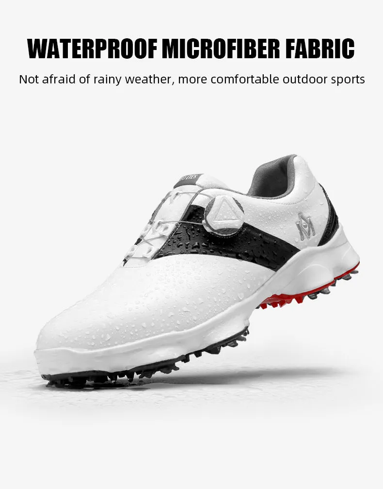 MOEYES M22XZ03 comfortable golf shoes waterproof leather golf shoes for training