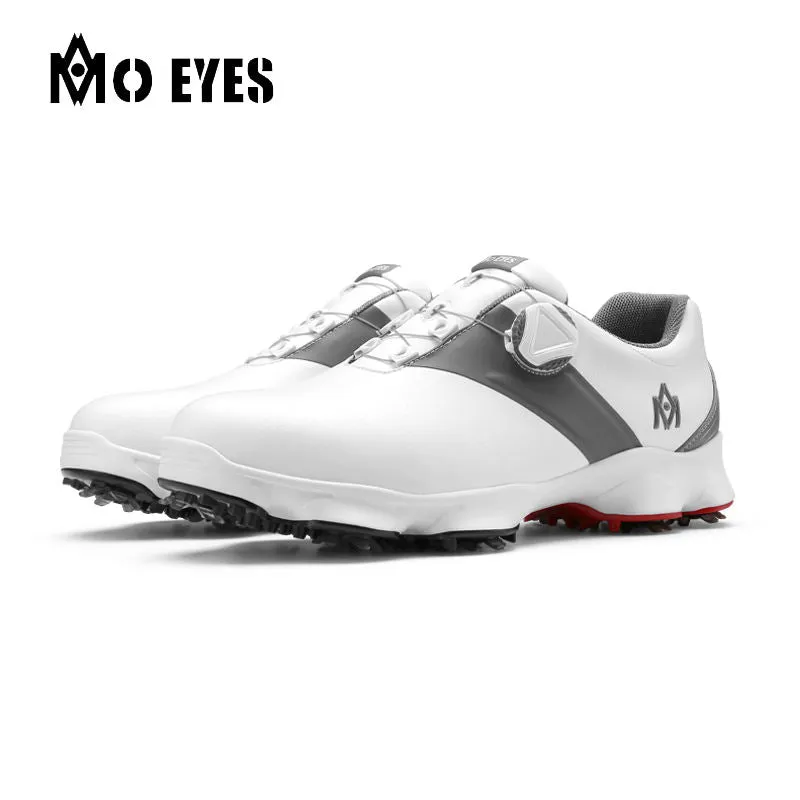 MOEYES M22XZ03 comfortable golf shoes waterproof leather golf shoes for training