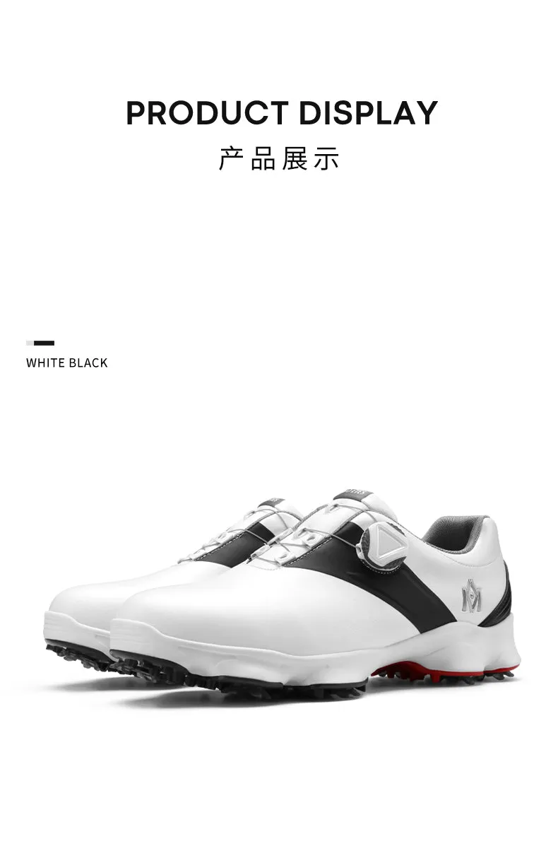 MOEYES M22XZ03 comfortable golf shoes waterproof leather golf shoes for training