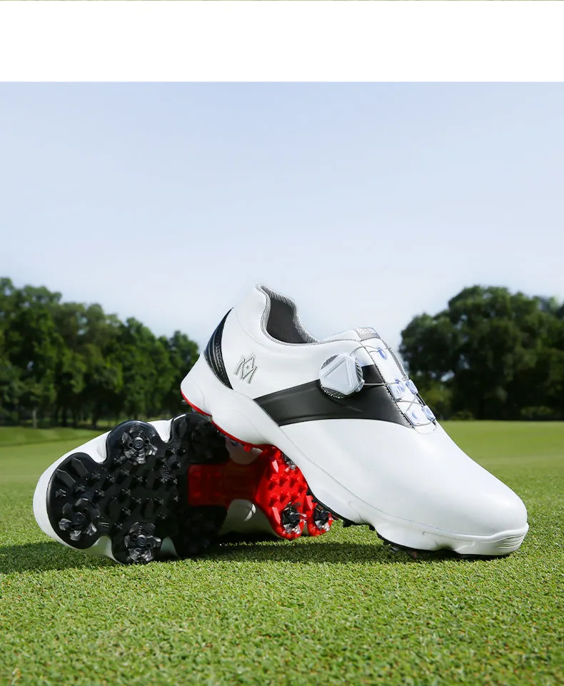 MOEYES M22XZ03 comfortable golf shoes waterproof leather golf shoes for training