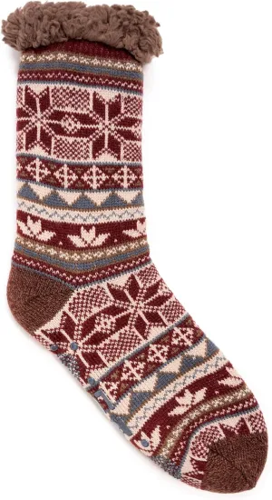 MUK LUKS Men's Cabin Sox Slipper
