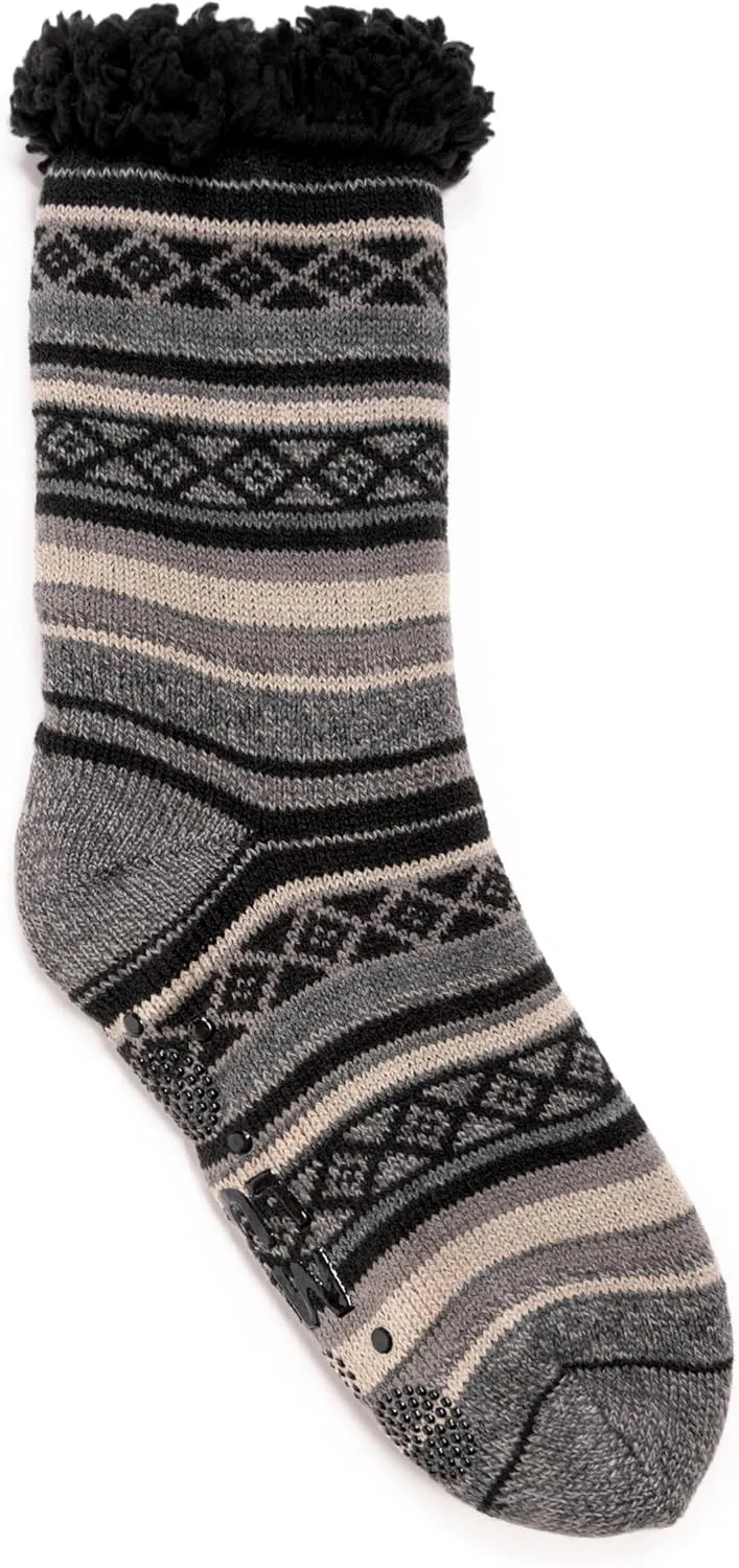 MUK LUKS Men's Cabin Sox Slipper