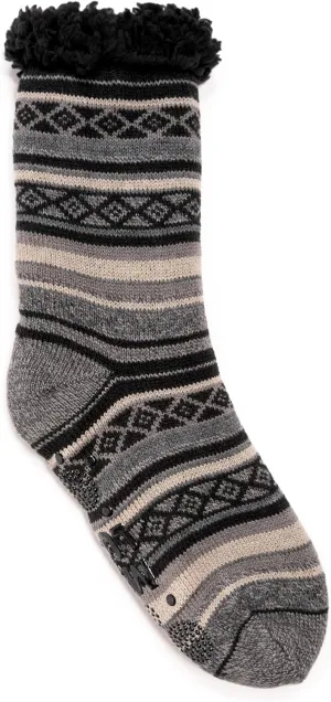 MUK LUKS Men's Cabin Sox Slipper