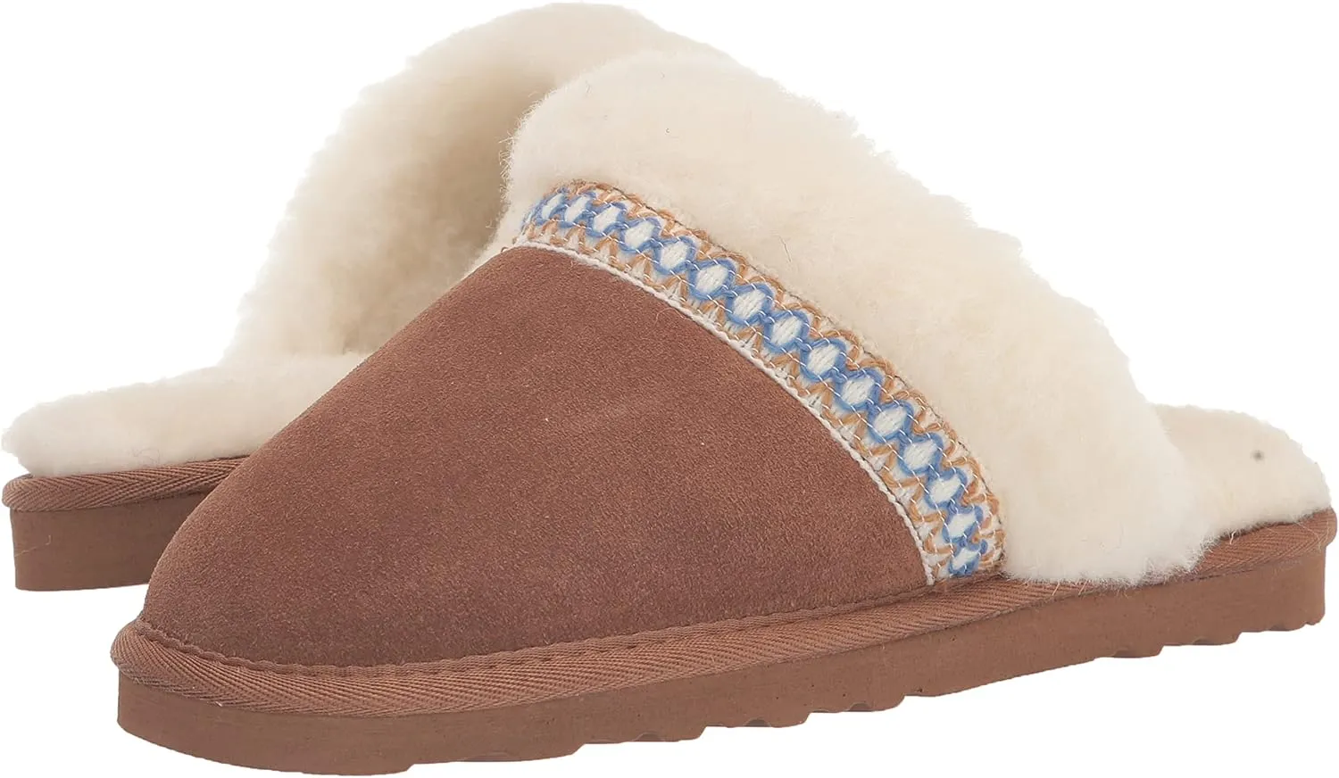 MUK LUKS Women's Dawn Suede Scuff Slipper