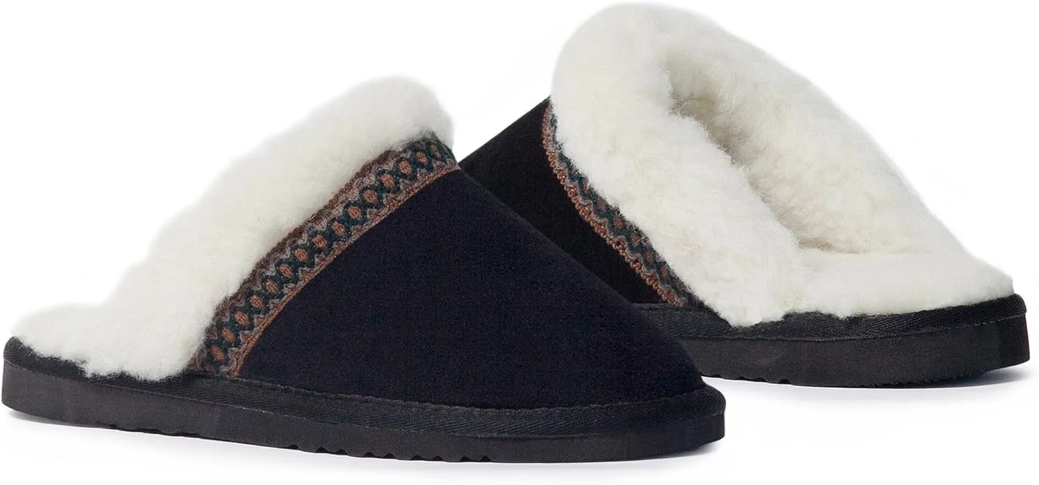 MUK LUKS Women's Dawn Suede Scuff Slipper