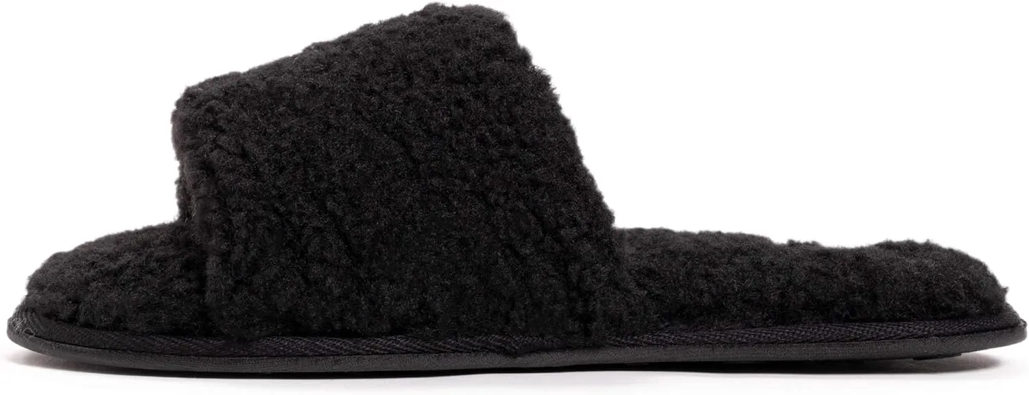 MUK LUKS Women's Franki Slide-Ebony Slipper