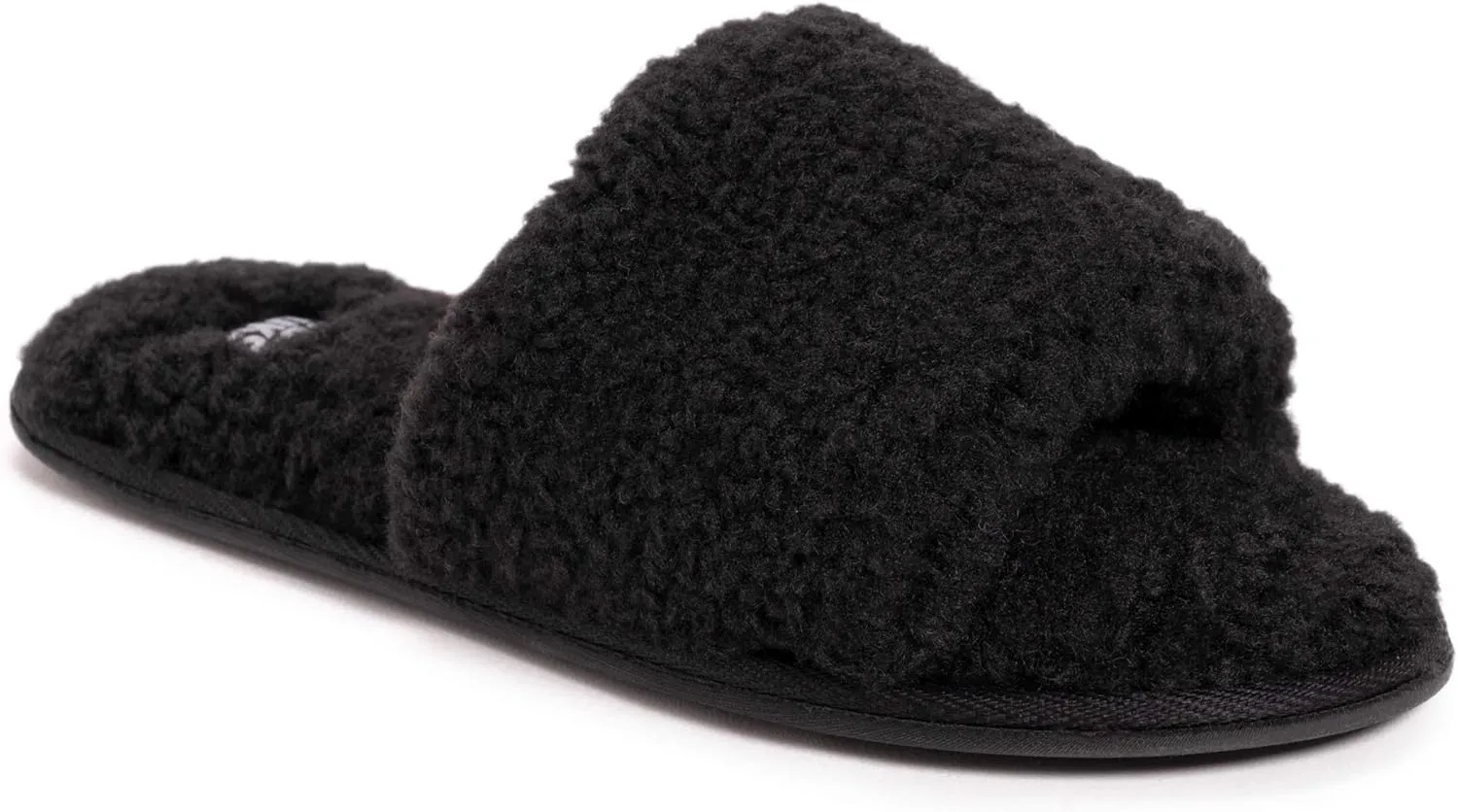 MUK LUKS Women's Franki Slide-Ebony Slipper