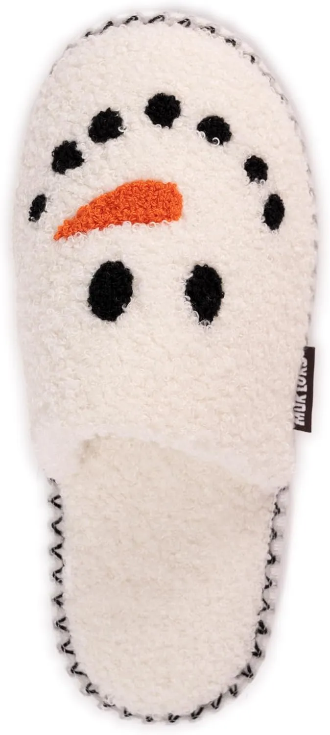 MUK LUKS Women's Novelty Snowman Scuff Slipper