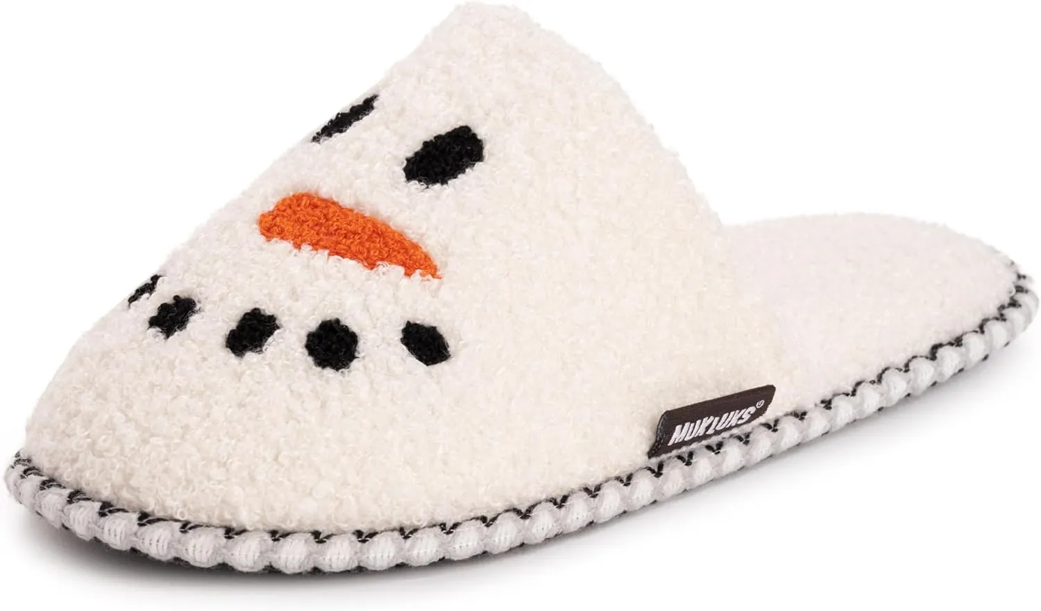 MUK LUKS Women's Novelty Snowman Scuff Slipper