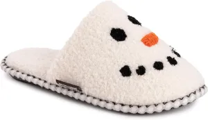 MUK LUKS Women's Novelty Snowman Scuff Slipper