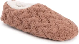 MUK LUKS Women's Sweater Knit Ballerina Slipper