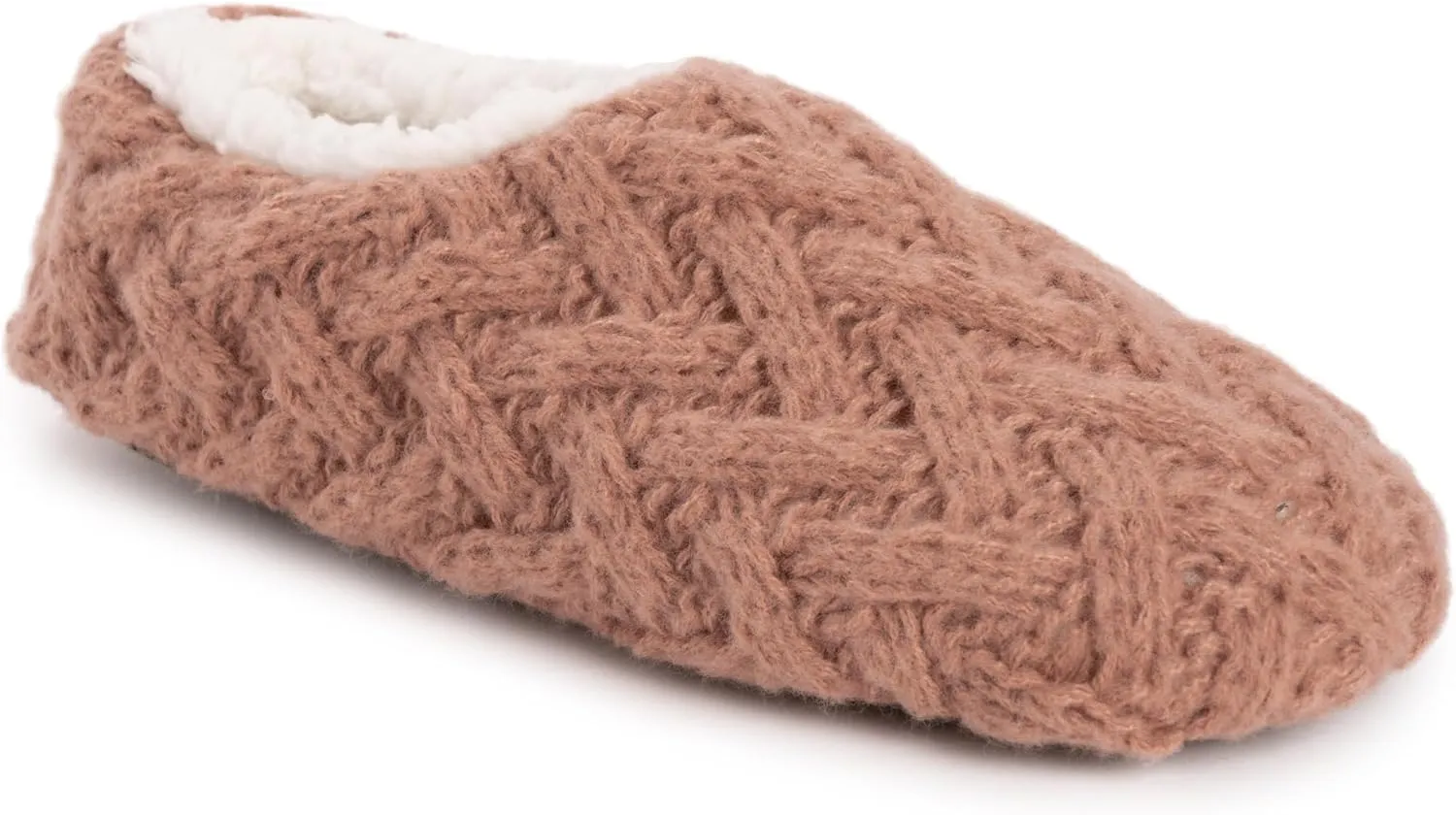 MUK LUKS Women's Sweater Knit Ballerina Slipper