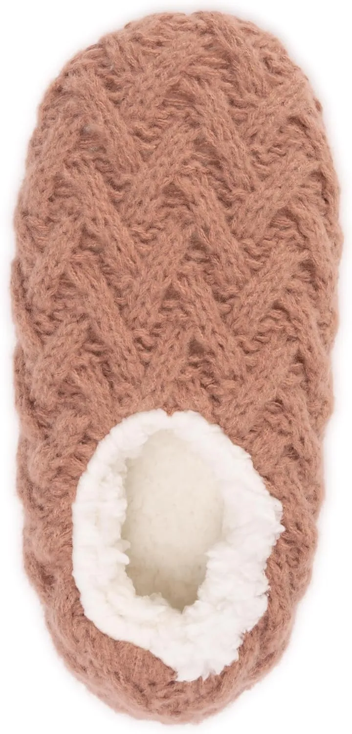 MUK LUKS Women's Sweater Knit Ballerina Slipper