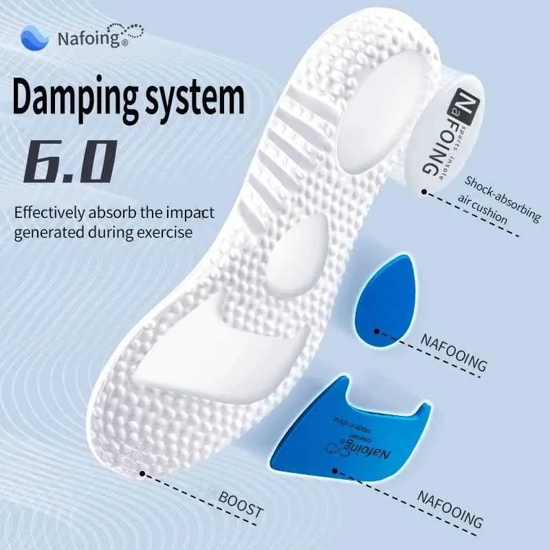 Nafoing Breathable Orthopedic Sports Insole with Shock Absorption