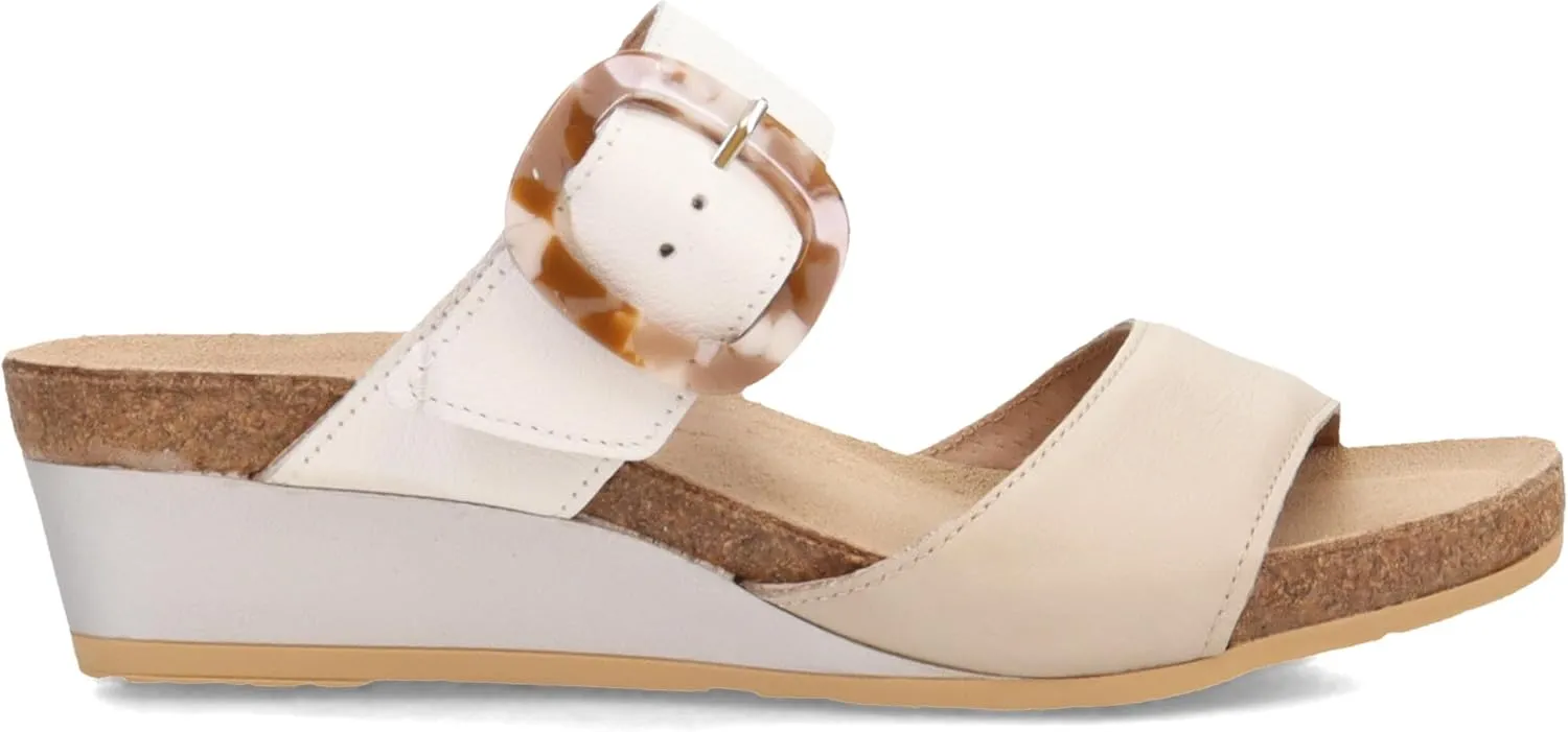 NAOT Footwear Kingdom Women’s Wedge Sandal with Buckle, Cork Footbed, and Arch Support - Adjustable Three-Strap Sandal With Backstrap - Comfort and Support – Lightweight and Perfect for Travel