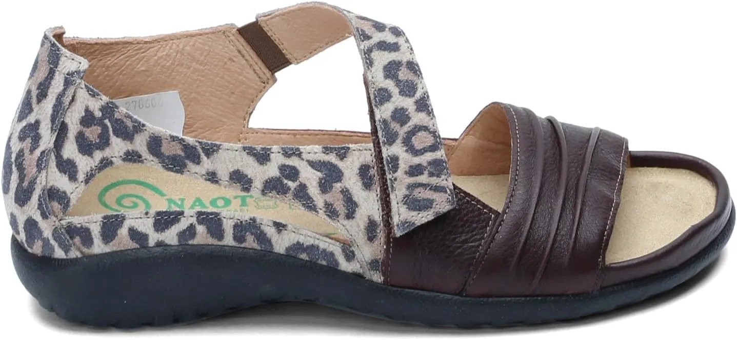 NAOT Footwear Papaki Women’s Sandal with Cork Footbed and Arch Support Sandal With Removable Footbed - Comfort and Support – - Slip Resistant Lightweight and Perfect for Travel - Medium Fit