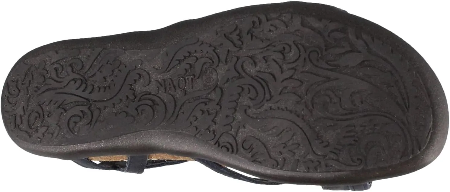 NAOT Footwear Women’s Dorith Sandal with Cork Footbed and Arch Support Footbed - Adjustable Sandal With Backstrap - Comfort and Support – Lightweight and Perfect for Travel - Narrow to Medium Fit