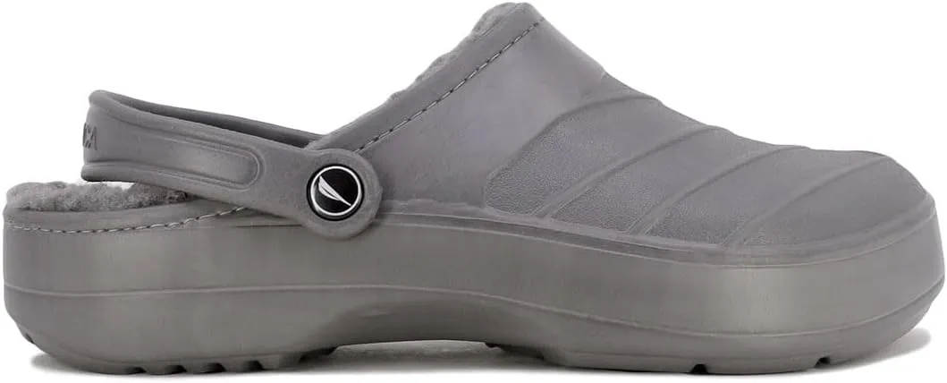 Nautica Men's Clogs - Athletic Sports Sandal - Slip-On with Adjustable Back Strap - (Water Shoes/Fuzzy Slippers) River Edge