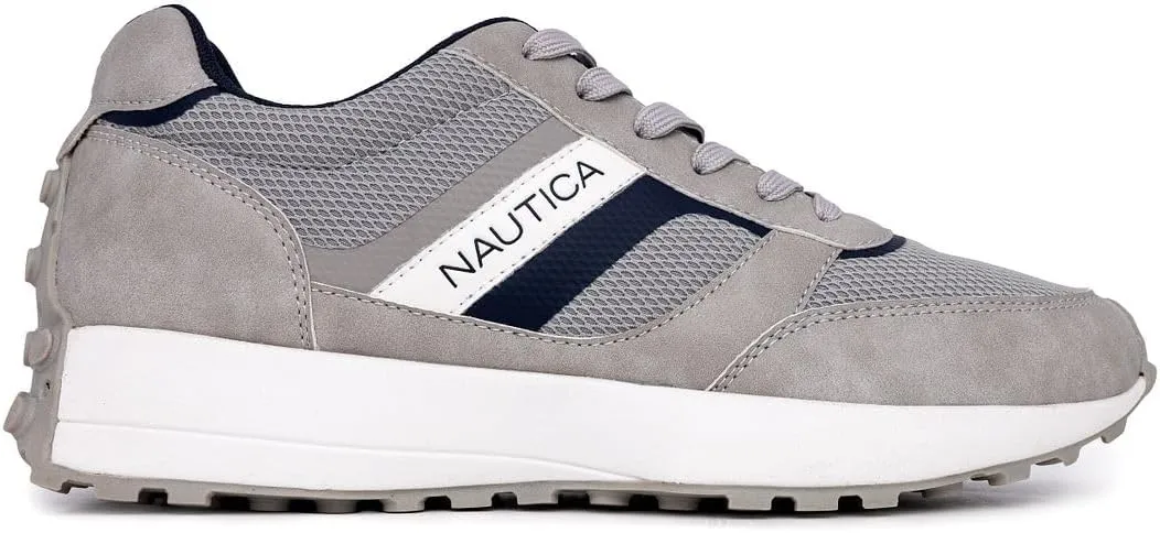 Nautica Men's Lace-Up Sneakers – Casual, Stylish, and Comfortable for Walking