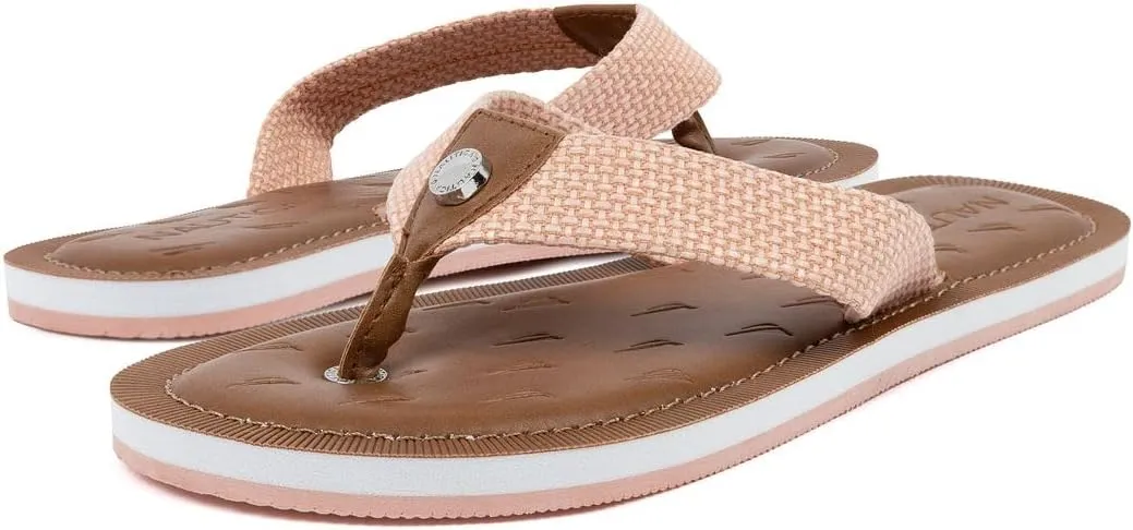 Nautica Women's Thong Strap Sandal – Casual Flip-Flop for Beach, Pool, and Everyday Comfort