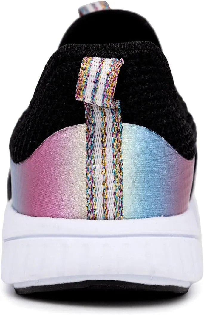 Nautica Youth Girls Slip-On Athletic Sneakers - Stylish Running and Tennis Shoes for Little and Big Kids