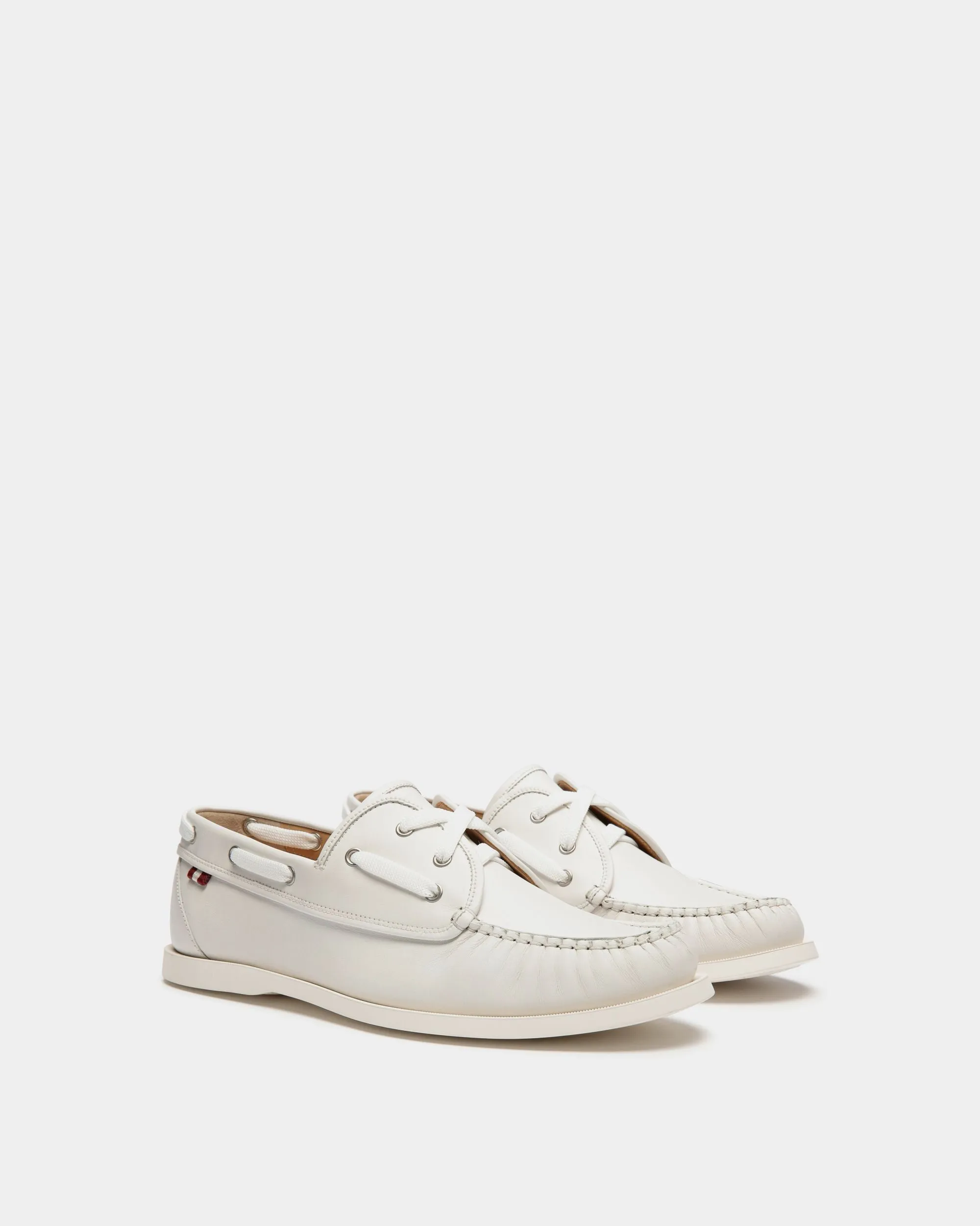 Nelson Loafer in White Leather