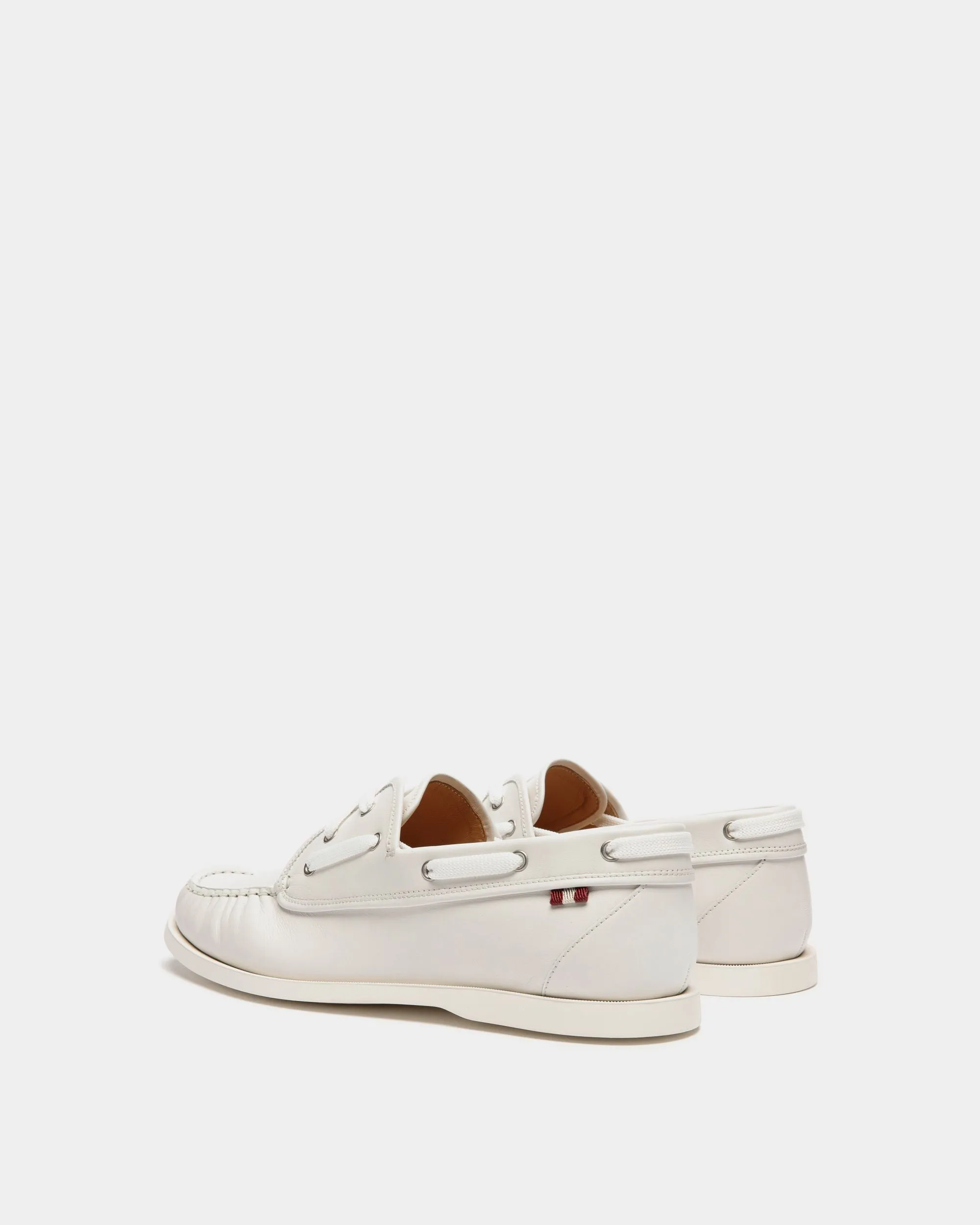 Nelson Loafer in White Leather