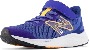 New Balance Unisex-Child Fresh Foam Arishi V4 Bungee Lace with Top Strap Running Shoe