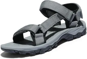 NORTIV 8 Men's Sandals Hiking Sports Lightweight Summer Water Arch Support River Open Toe Athletic Trail Outdoor Walking Sandals Longdo
