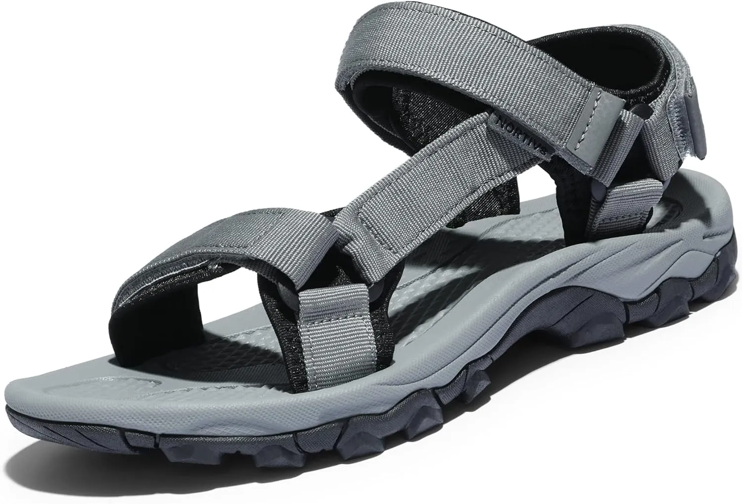 NORTIV 8 Men's Sandals Hiking Sports Lightweight Summer Water Arch Support River Open Toe Athletic Trail Outdoor Walking Sandals Longdo