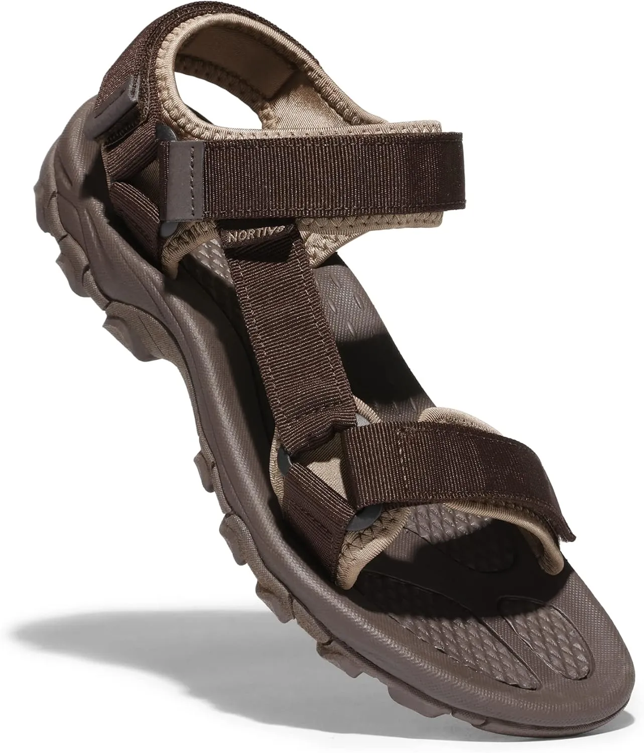NORTIV 8 Men's Sandals Hiking Sports Lightweight Summer Water Arch Support River Open Toe Athletic Trail Outdoor Walking Sandals Longdo