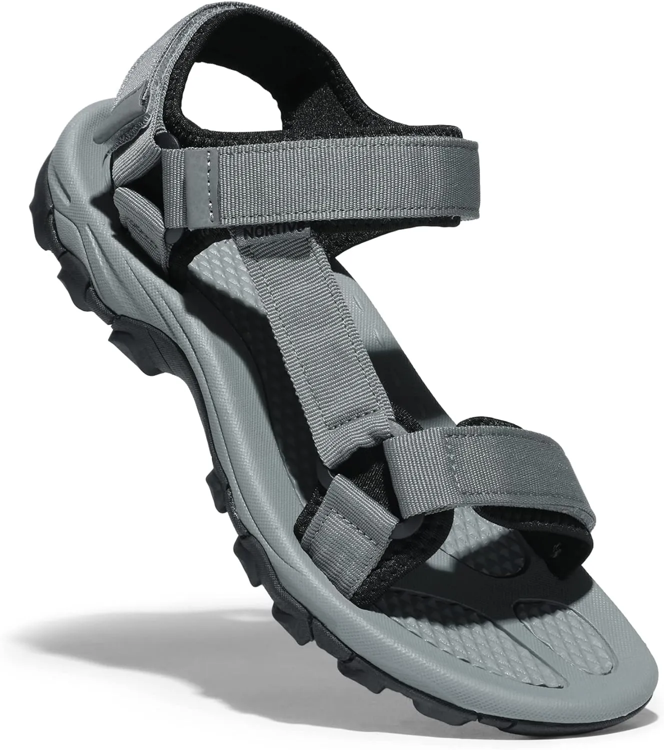 NORTIV 8 Men's Sandals Hiking Sports Lightweight Summer Water Arch Support River Open Toe Athletic Trail Outdoor Walking Sandals Longdo